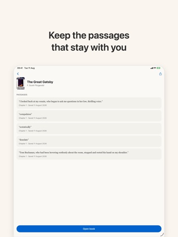 Daily Book: Your Reading Habit iPad screenshot