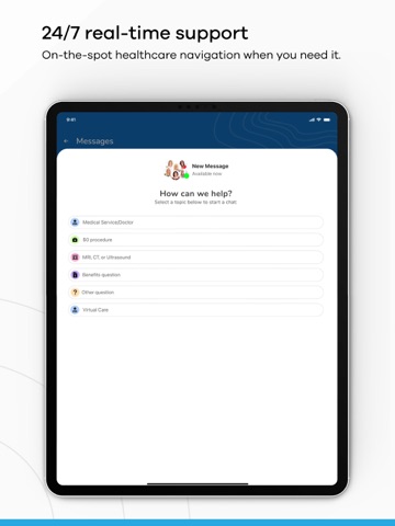 OPEH&W Health Plan iPad screenshot
