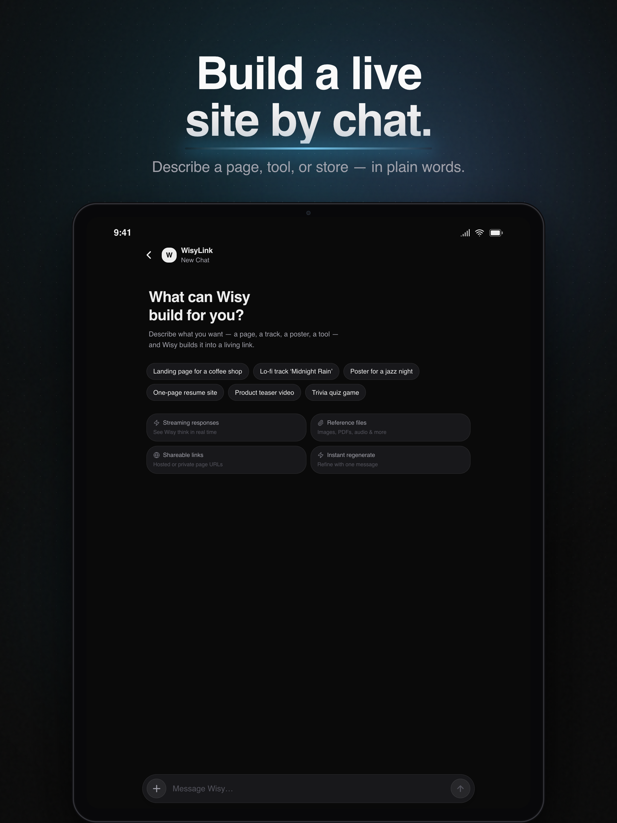 WisyLink: AI Website Builder screenshot 6