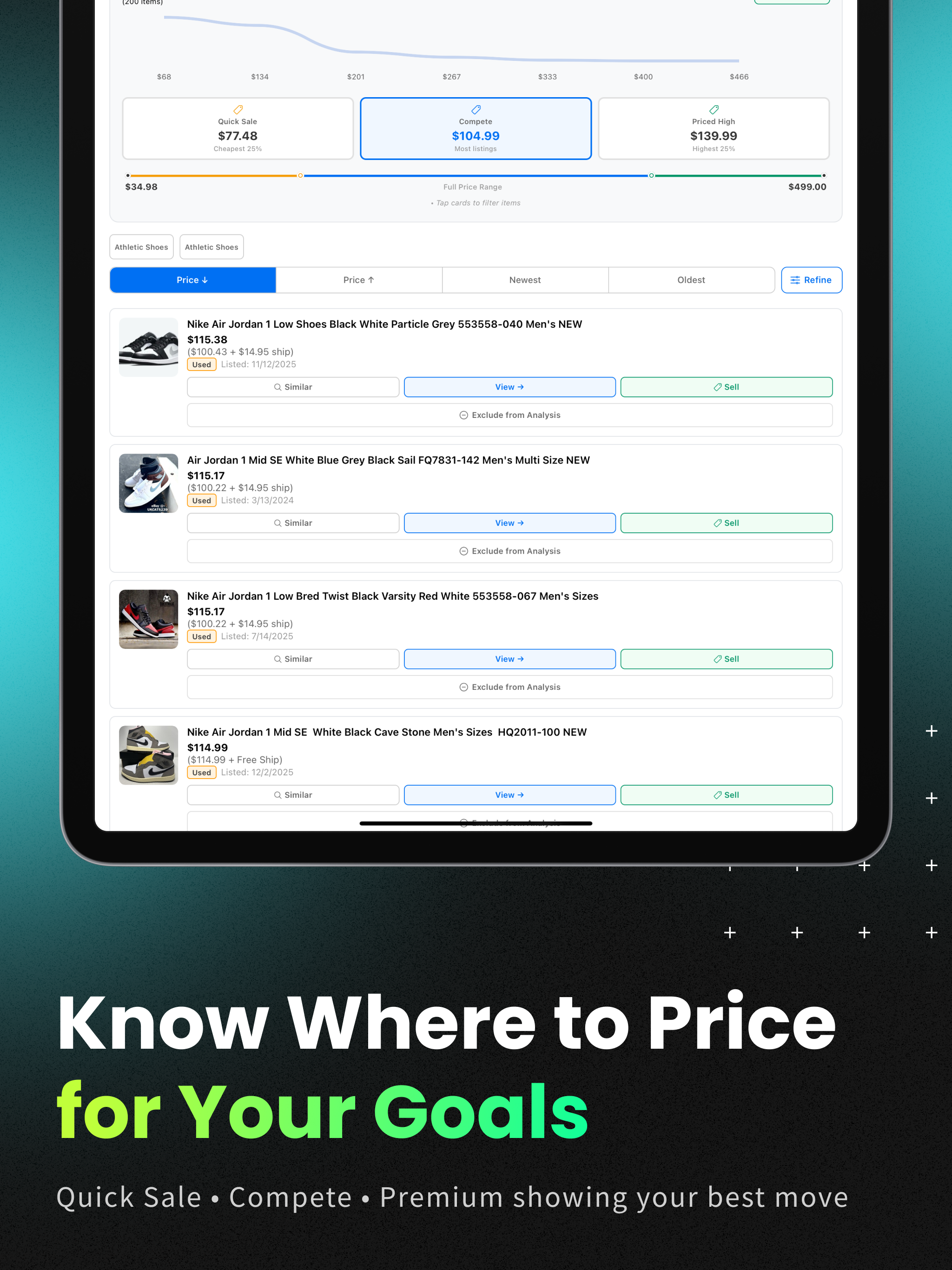 Pricing Tool for eBay Sellers