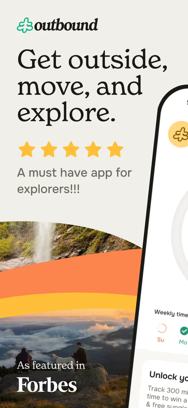 Screenshot #1 pour Outbound: Nature Walk & Hikes