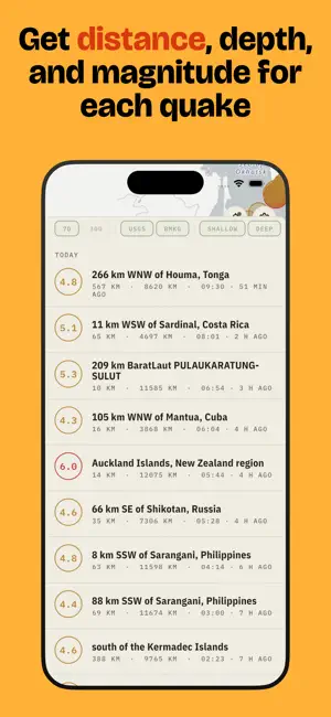 Earthquake Alerts: Seismaro screenshot 2