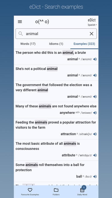 eDict - English Dictionary Screenshot