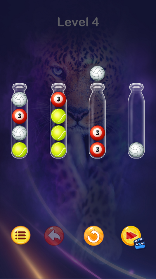 #2. Color Ball Puzzle Bubble Sort (iOS) By: Saad Hanif