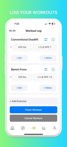 Fortis: Workout Log & Tracker screenshot