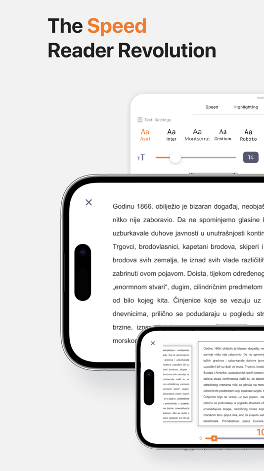 #5. Speed Reader - epub RSVP PDF (iOS) 由: Stage Coding