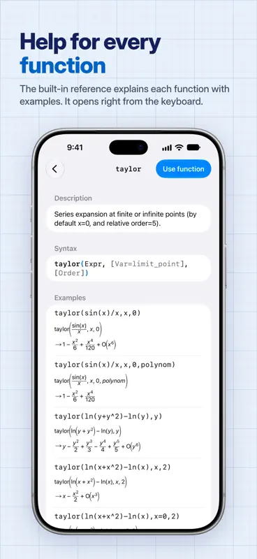 Mathématiques avec PocketCAS screenshot 10 of 10
