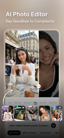 Wansnap - AI Photo Generator iPhone screenshot