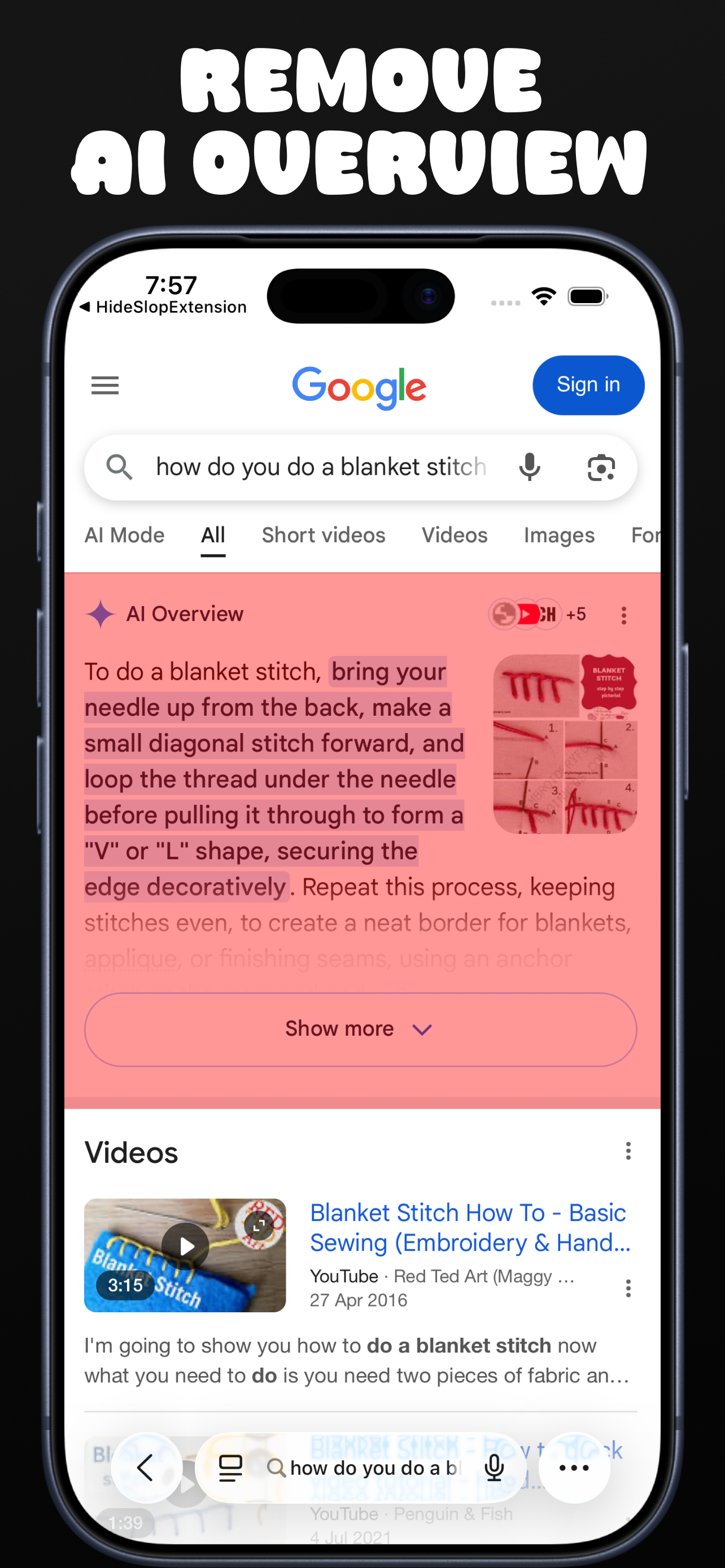 HideSlop: Remove AI Slop
