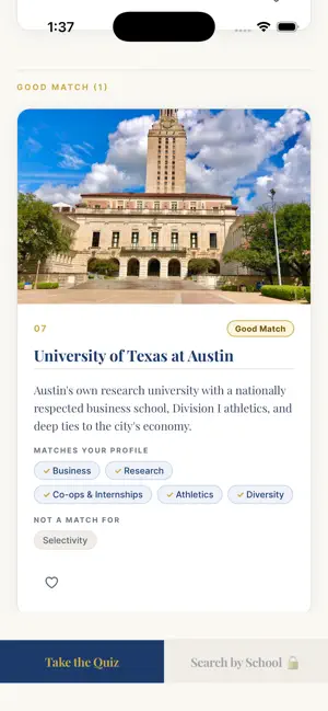 The Quad - College Finder screenshot 4
