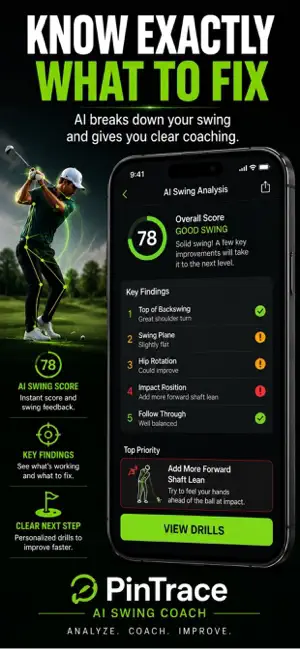 PinTrace: Golf AI Swing Coach screenshot 2