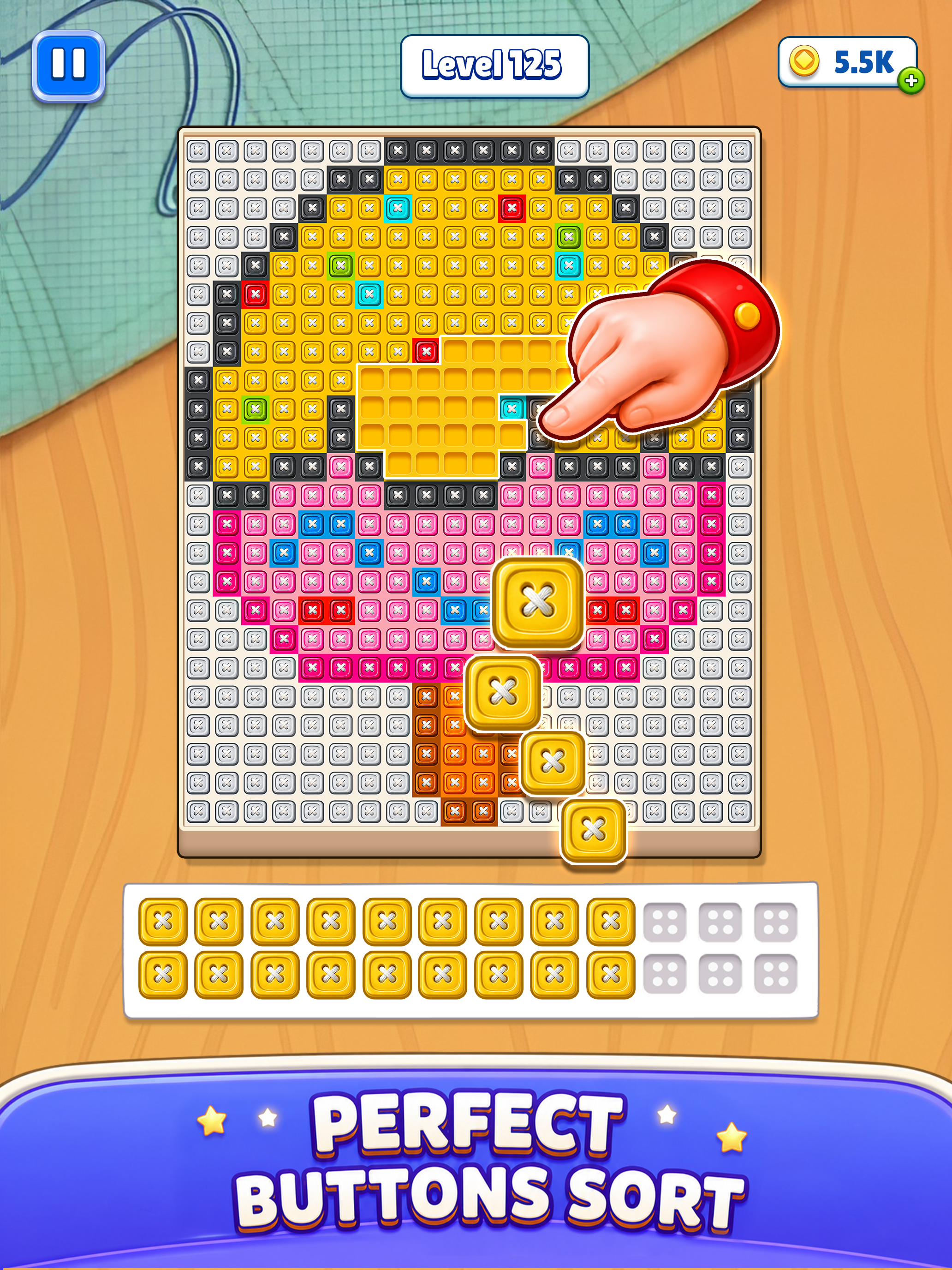 Button Sort: Merge Color Match screenshot 8