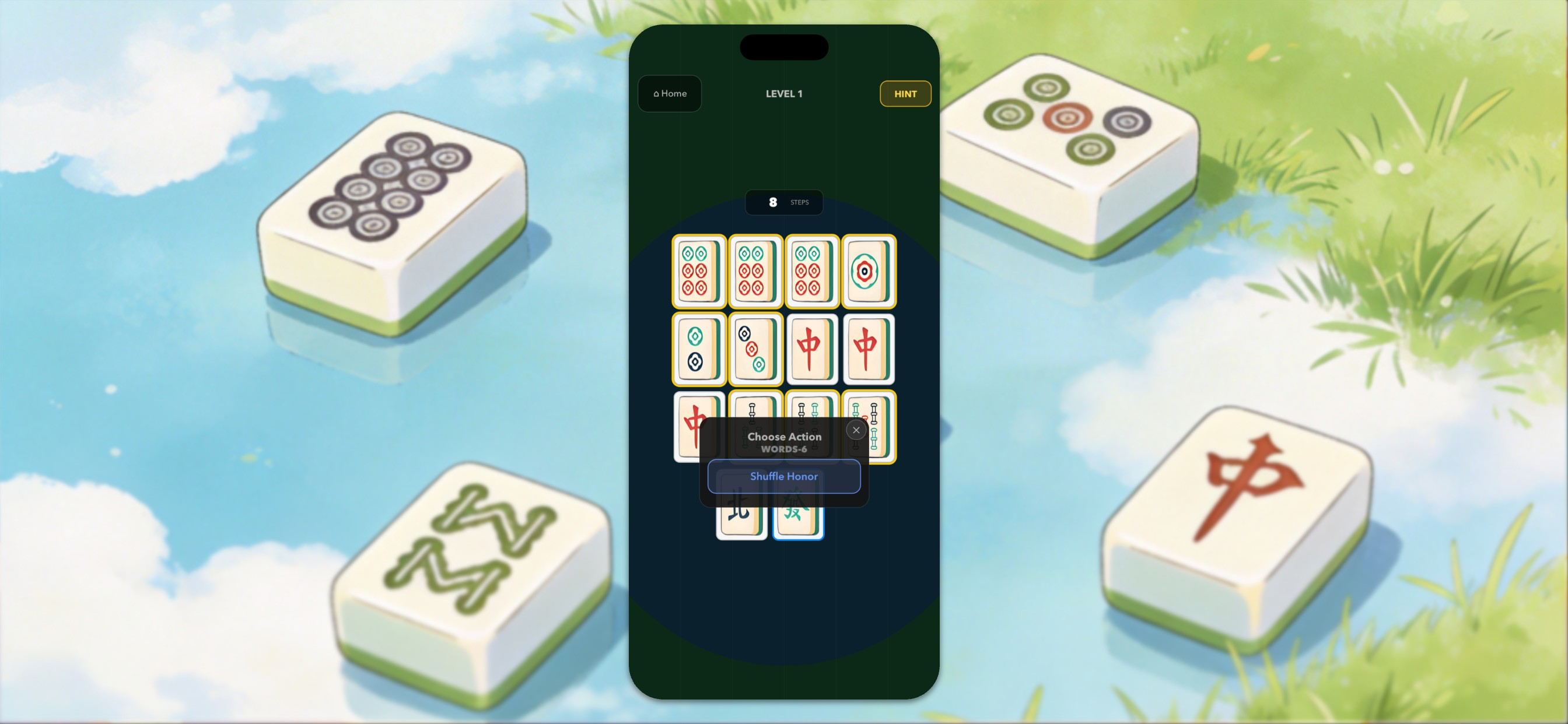 Mahjong Reverse Puzzle