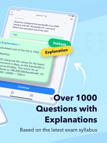 CCNA 200-301 Exam Prep 2026 iPad screenshot