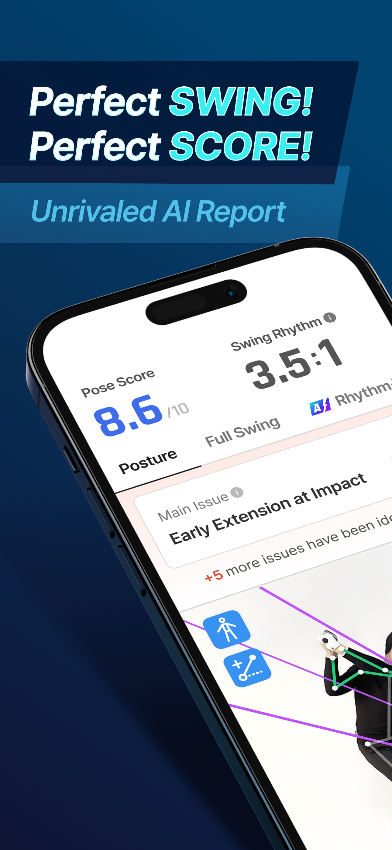GolfFix AI Golf Swing Analyzer