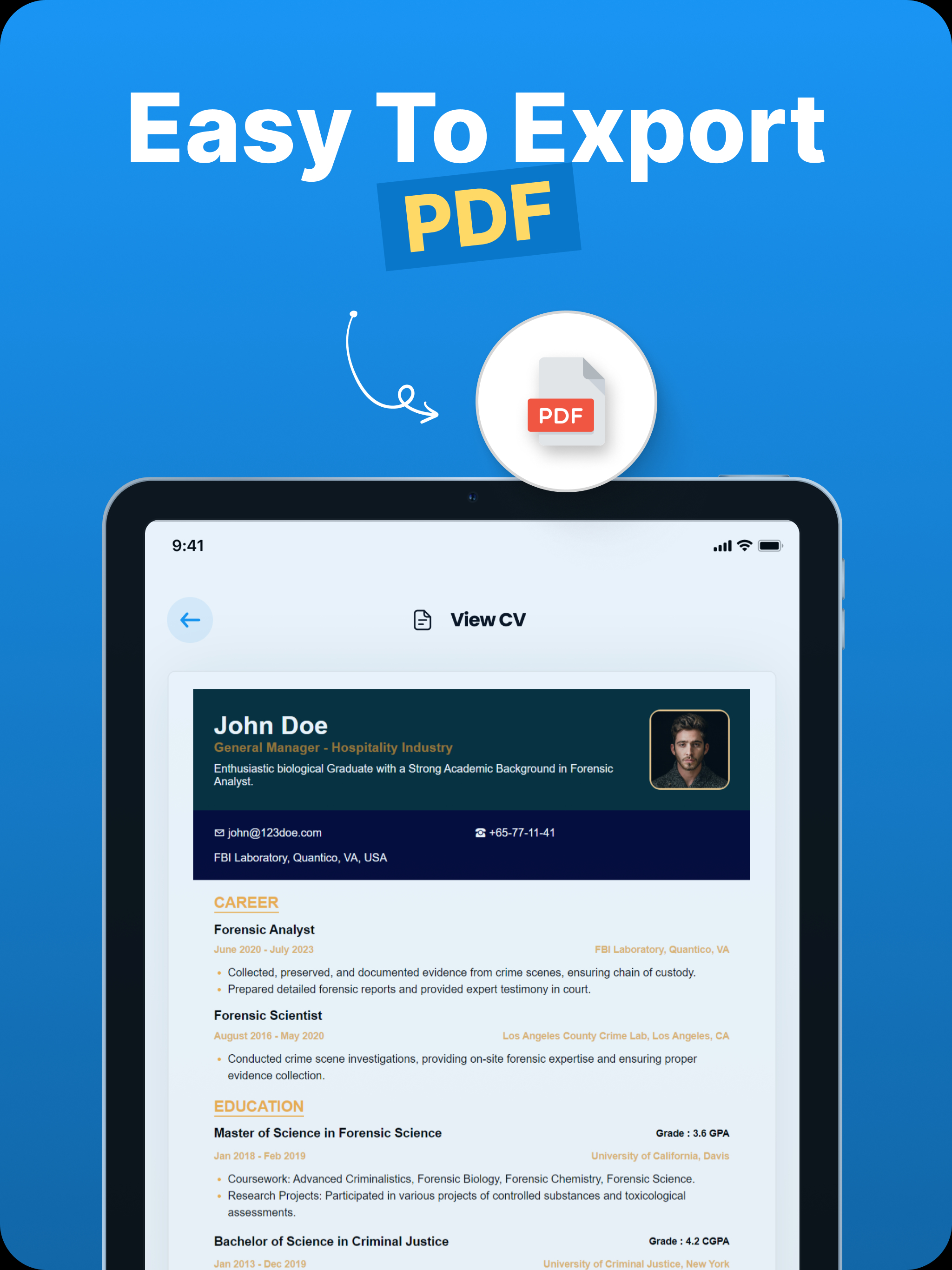 AI Resume Maker • Make Resume