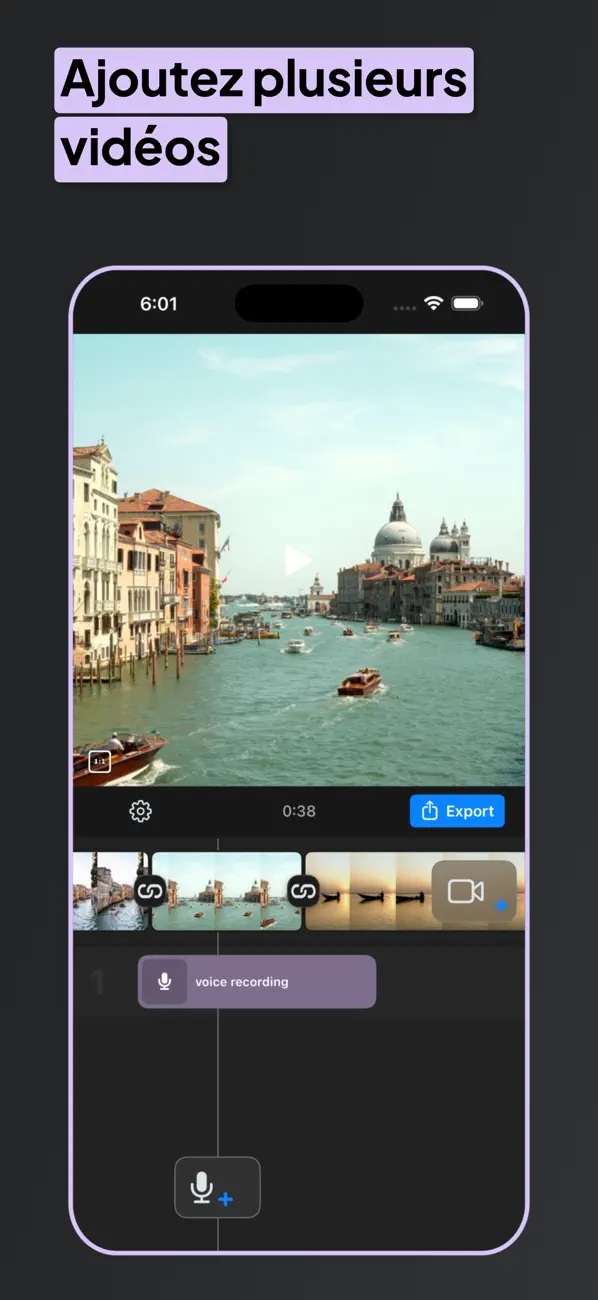 Screenshot #3 pour Voice Over Video