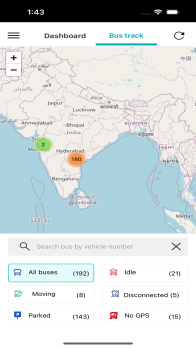 Trackingo Operator Screenshot