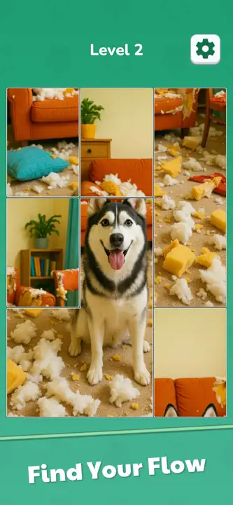 Jigsaw Solitaire Relax Puzzle screenshot 2