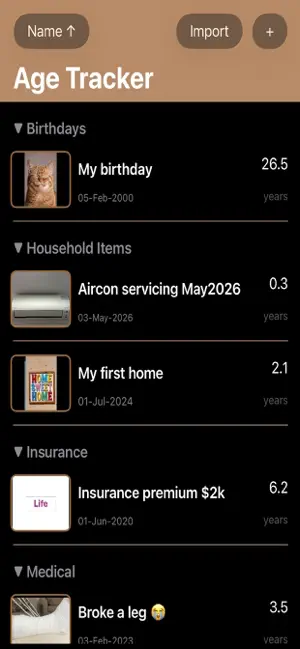 Age Tracker screenshot 3