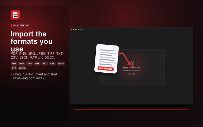 Redacto screenshot