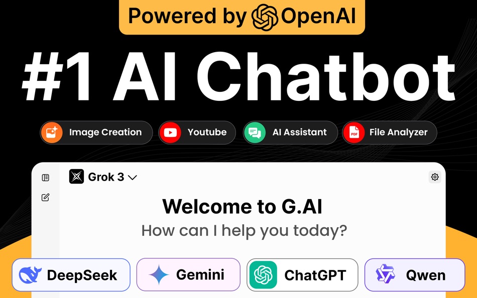#1. Chatbot: Open Chat with AI (macOS) 게시자: Muhammad Bilal