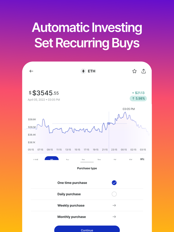 Metal Pay: Buy Bitcoin and ETH iPad screenshot 3 - Finance app
