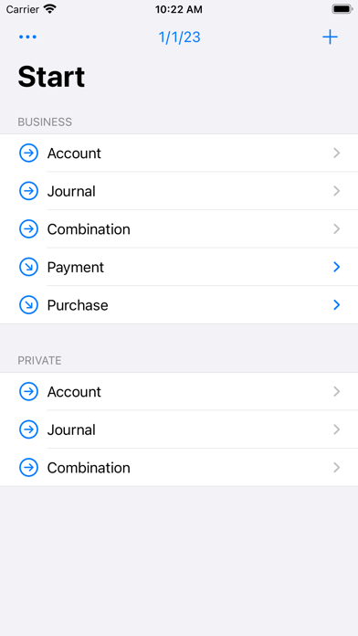 Screenshot #1 pour Double-Entry Bookkeeping
