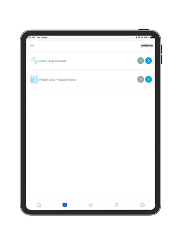 Tameron iPad screenshot