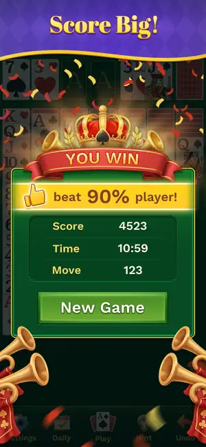 Solitaire Pocket: Quick Play screenshot 1