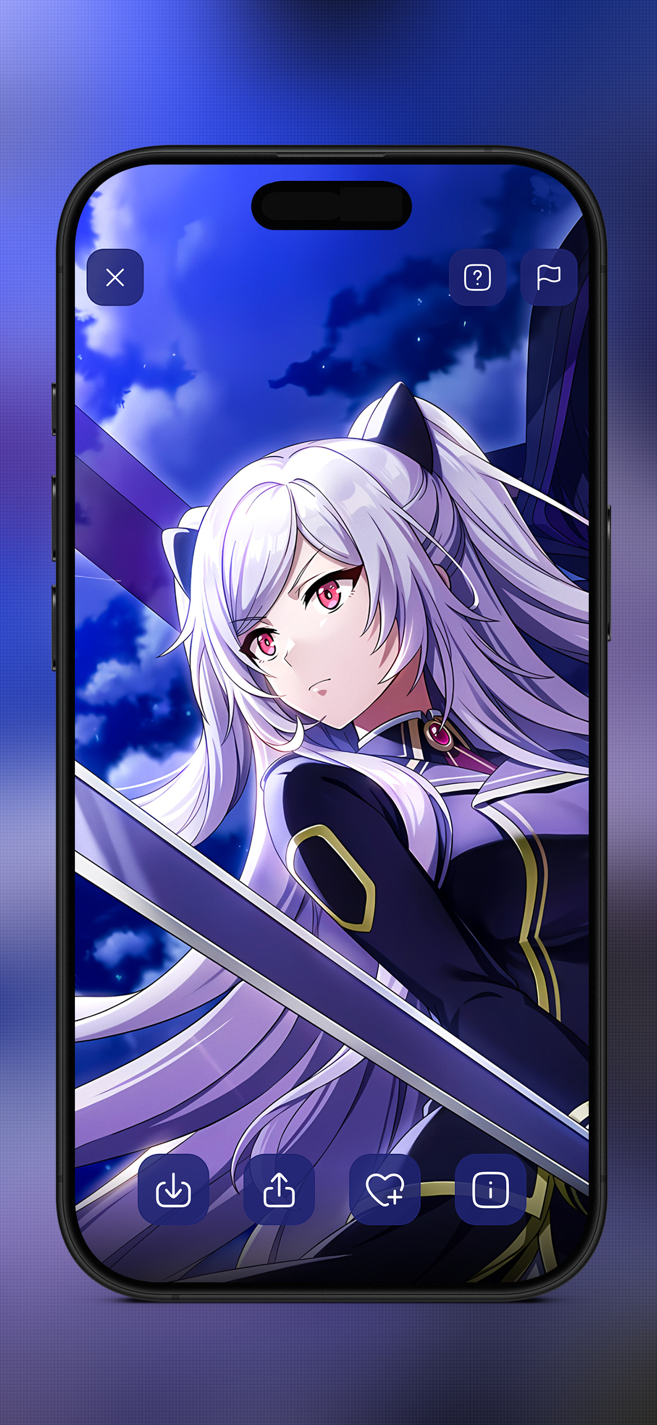 Anime girl wallpapers HD screenshot 5