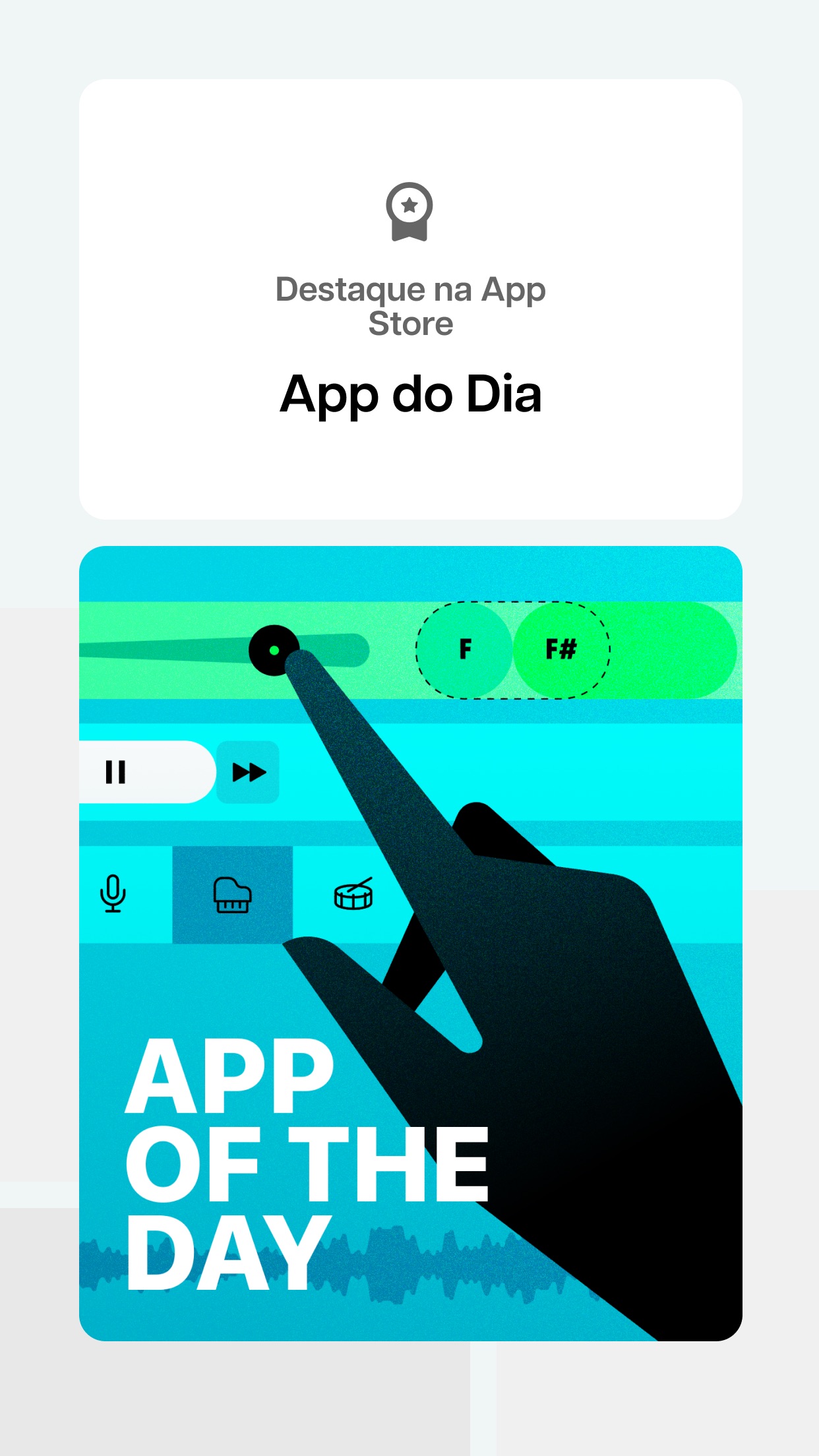 Screenshot do app Moises: O App do Músico