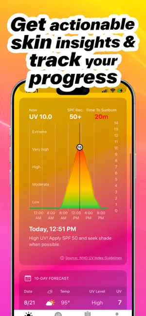 Sunscreen - UV & Tanning Aide iPhone screenshot 5