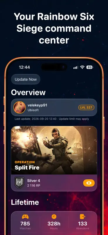 R6SS – Siege Tracker screenshot 1 of 6