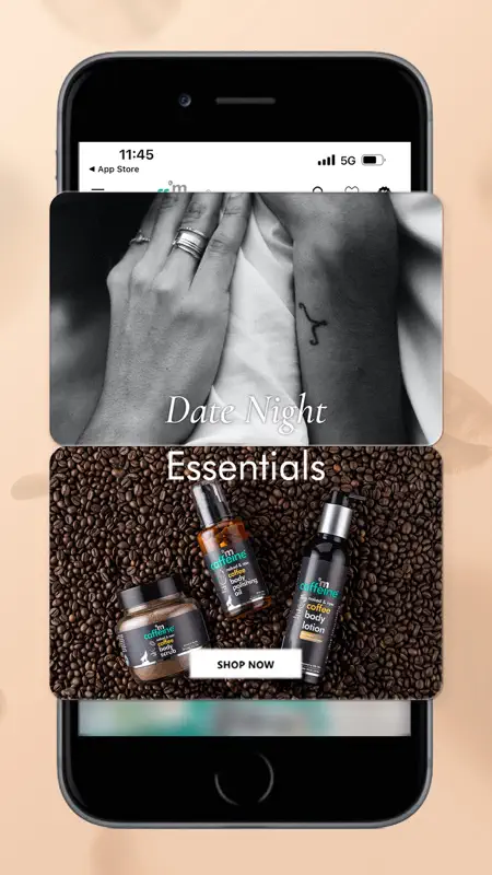 mCaffeine: Natural Skin Care screenshot 3 of 5