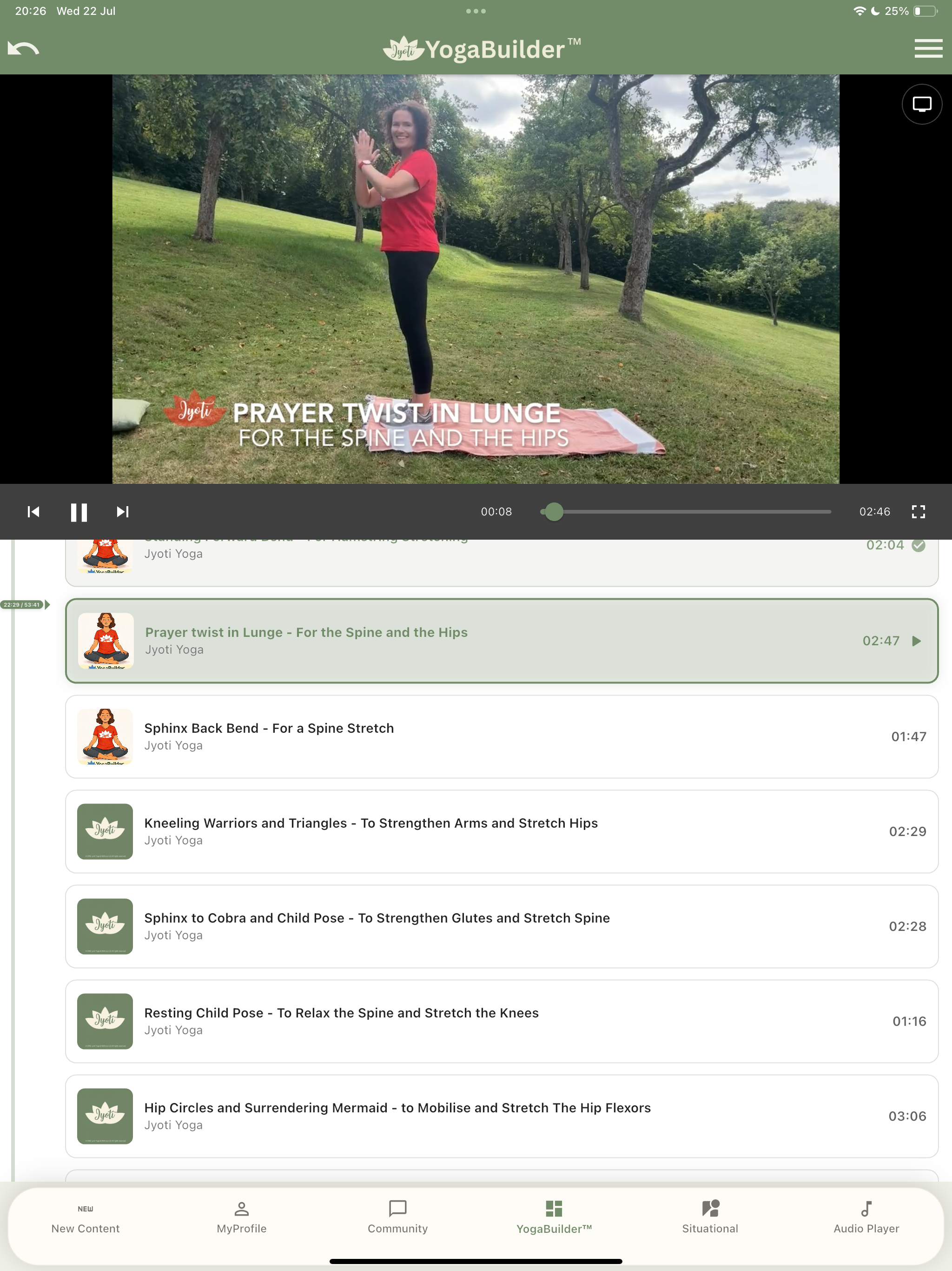 Jyoti | Yoga Builder ™ screenshot 17