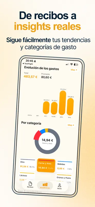 Yomio: Presupuesto y Gastos screenshot 5 of 6