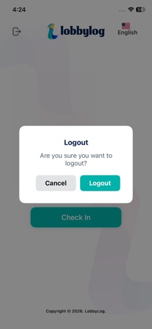 LobbyLog App screenshot 8