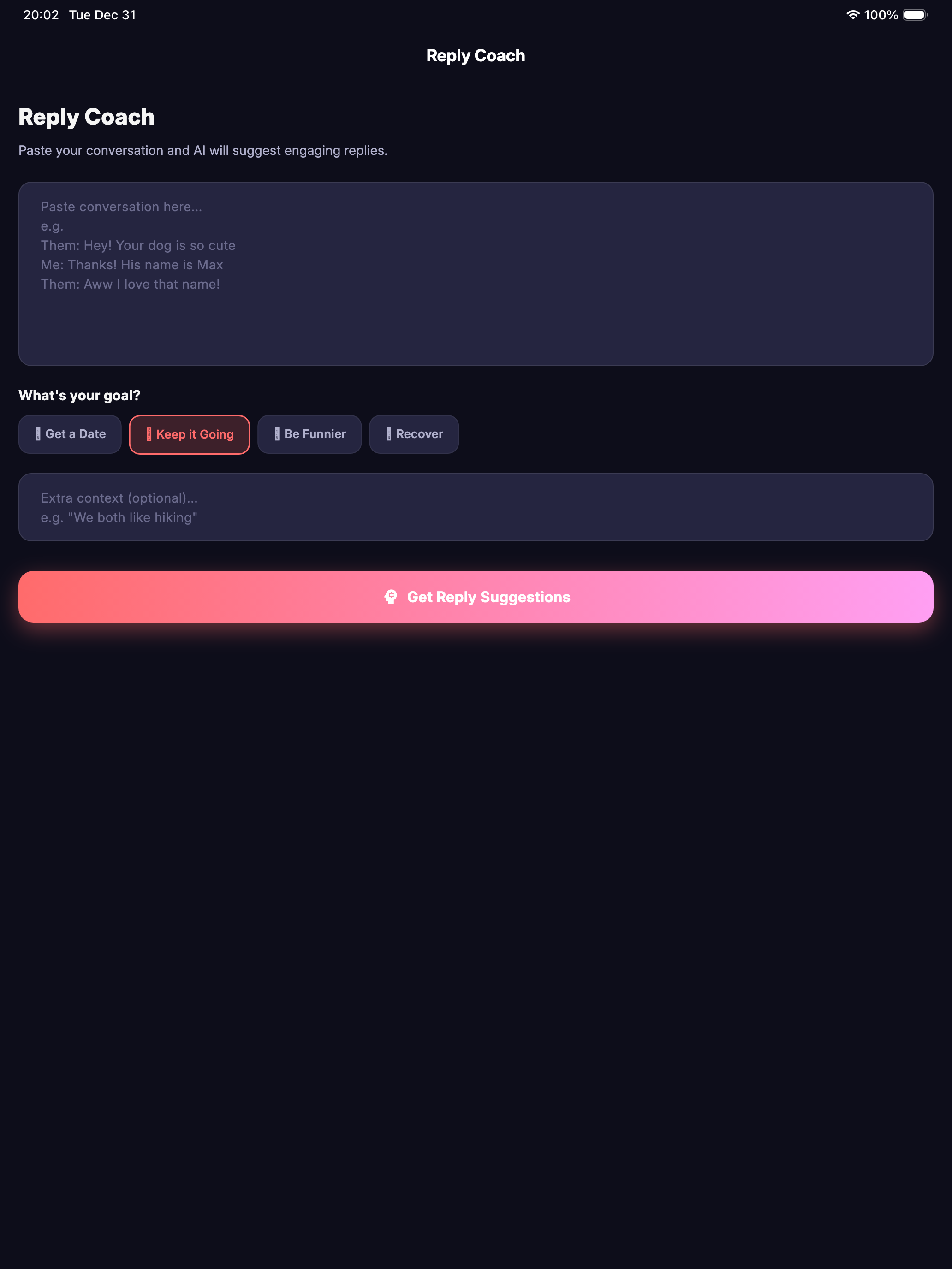 AmoreAI - AI Dating Coach