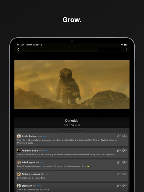 WAVES - Movies, TV & Podcasts iPad screenshot 3 - Entertainment app