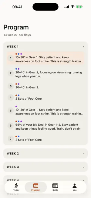 Run Free: 90-Day Coach screenshot 2