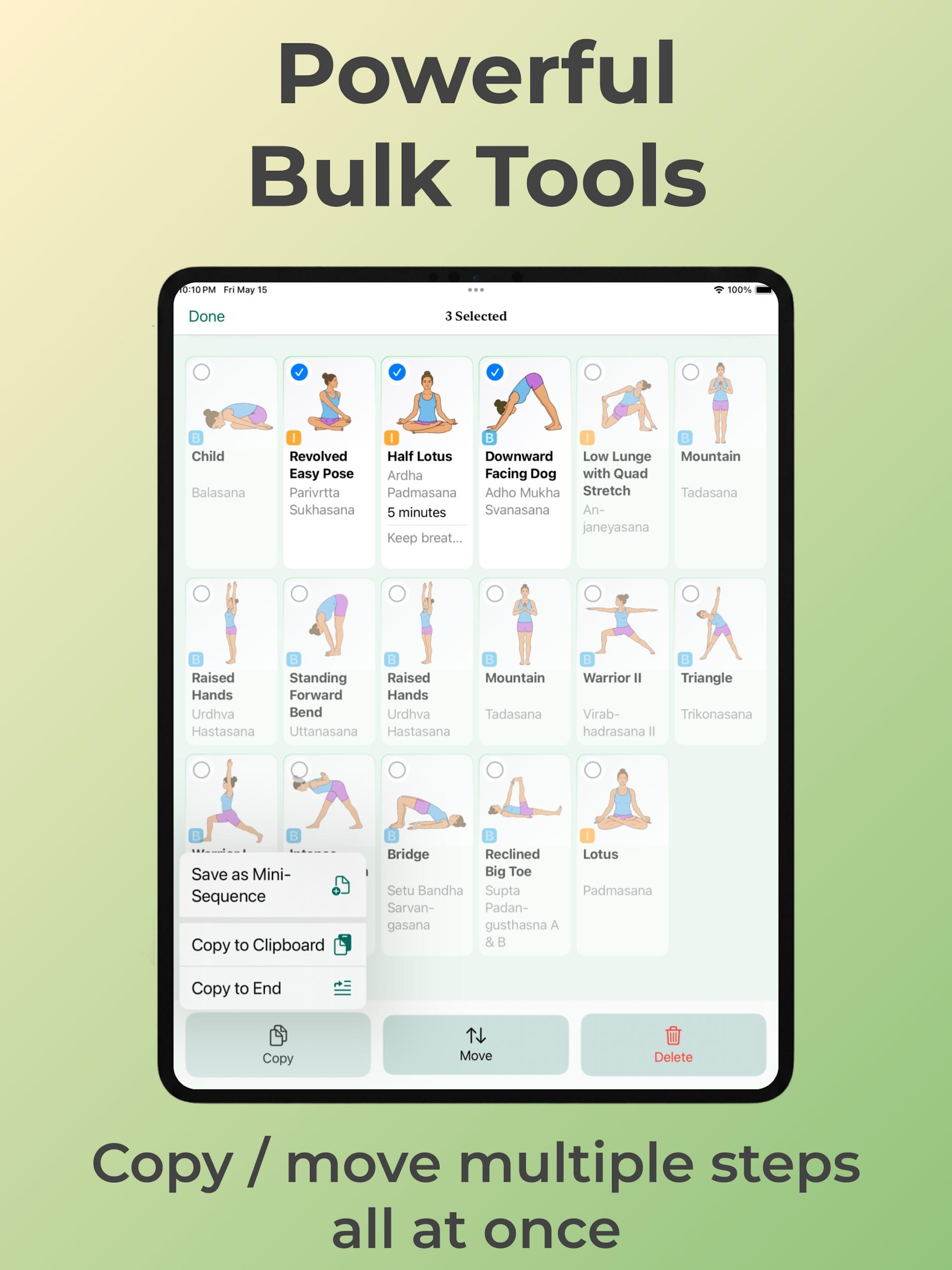 Yoga Sequence Builder