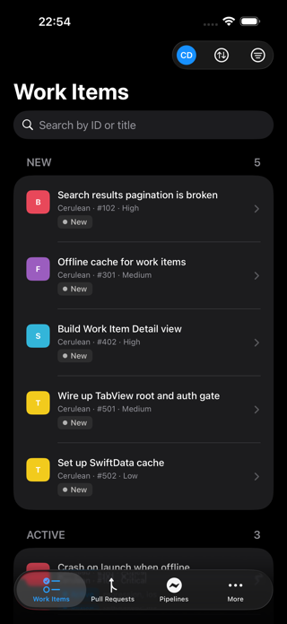 Cerulean for Azure DevOps Screenshot 1 of 6