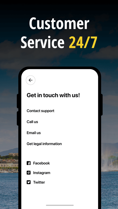 TaxiFy: Geneva Taxi, 24/7 Screenshot