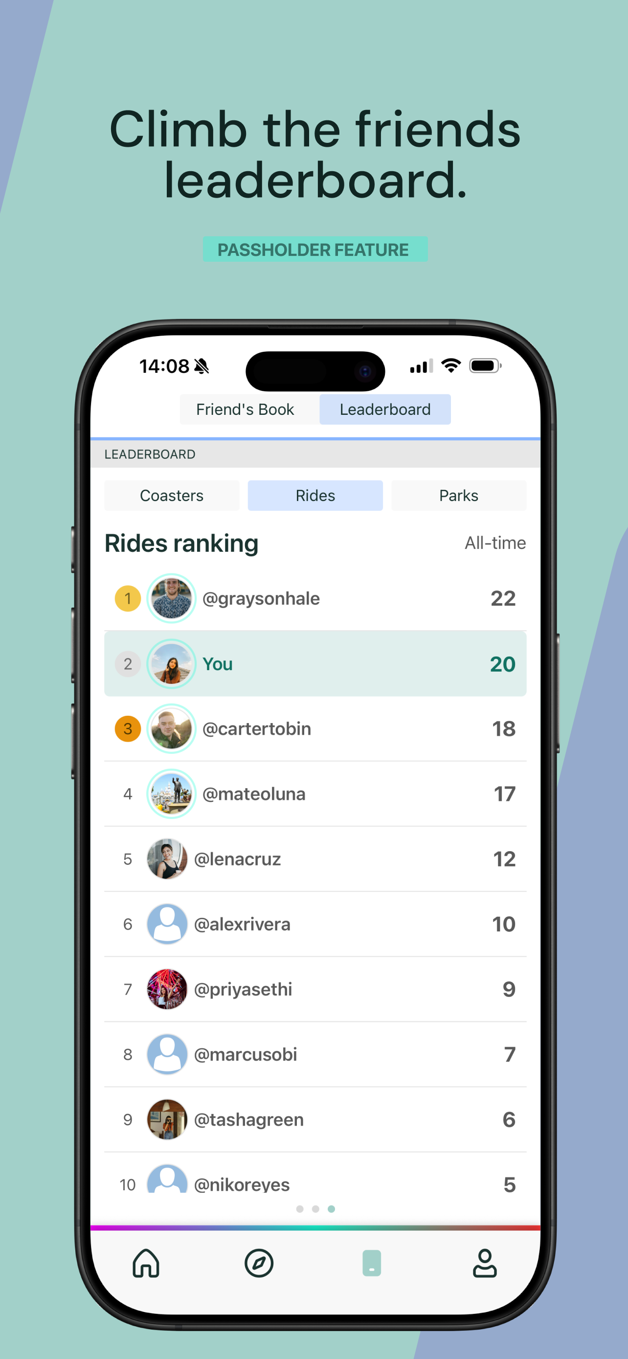 RIDE&LOG: Theme Park Social screenshot 7