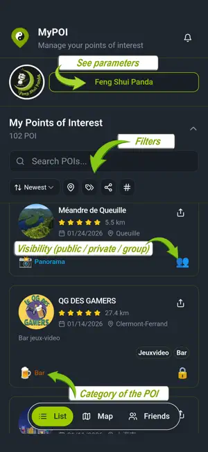 MyPOI - My Favorite Places screenshot 2