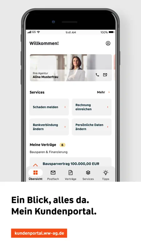 W&W Kundenportal screenshot 1 of 5