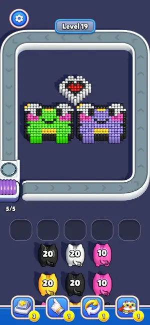 Pixel Kitties: Color Shooter screenshot 1