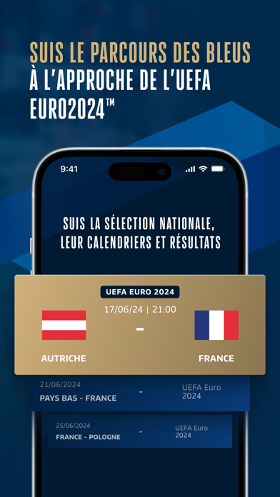 Équipes de France de Football Screenshot