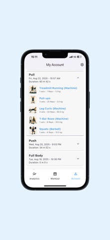 iWorkout - Gym Workout Tracker Screenshot 5 of 8